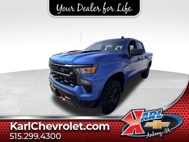Certified 2023 Chevrolet Silverado 1500 Custom Trail Boss w/ LPO, Dark Essentials Package video 1