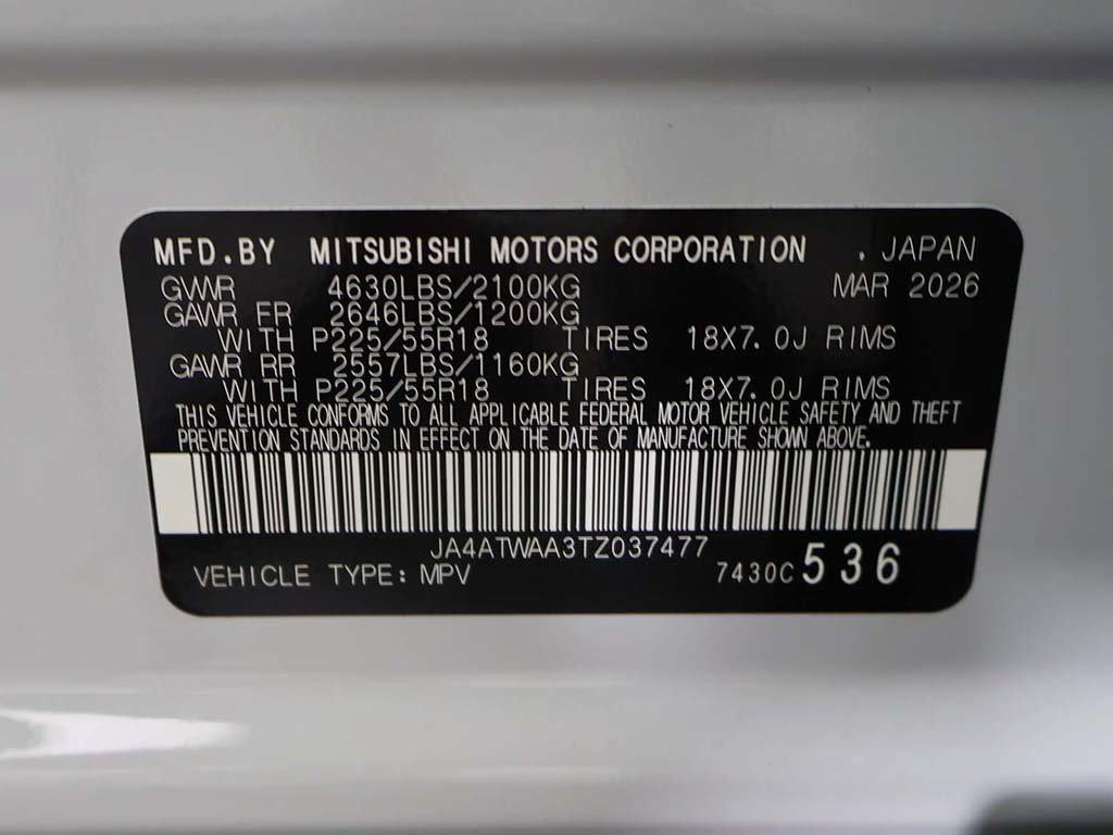 New 2026 Mitsubishi Eclipse Cross SE AWD/4WD image 48