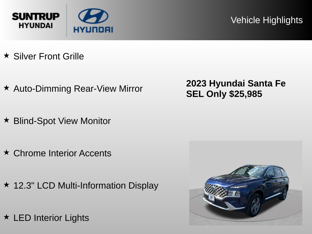 Used 2023 Hyundai Santa Fe SEL w/ Premium Package AWD/4WD image 30