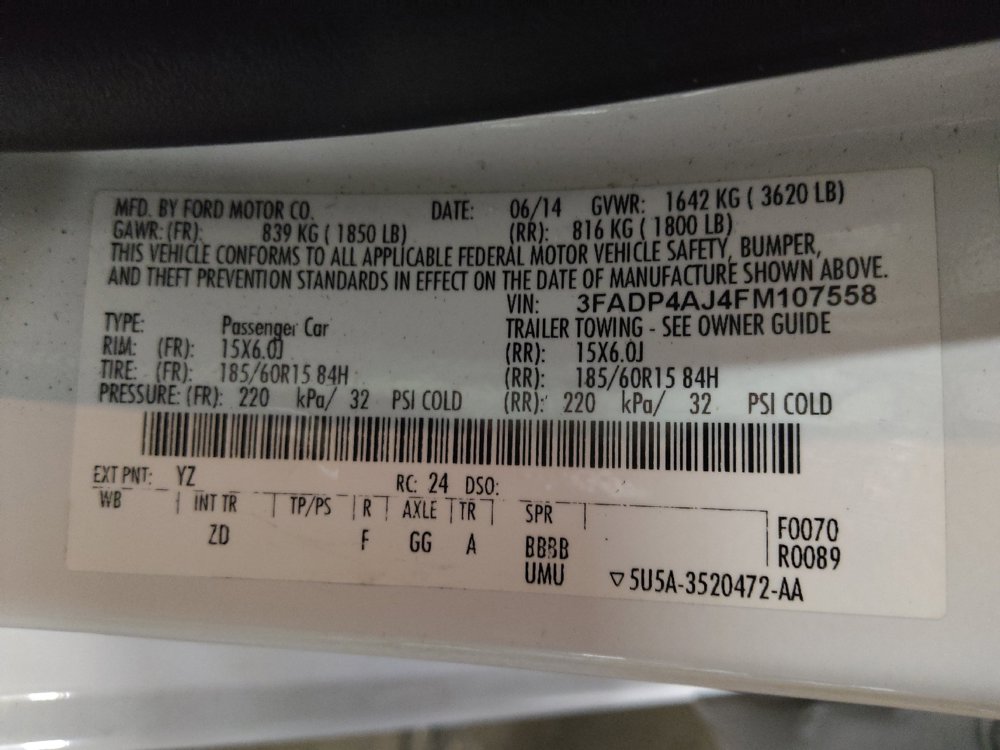 Used 2015 Ford Fiesta S FWD image 33