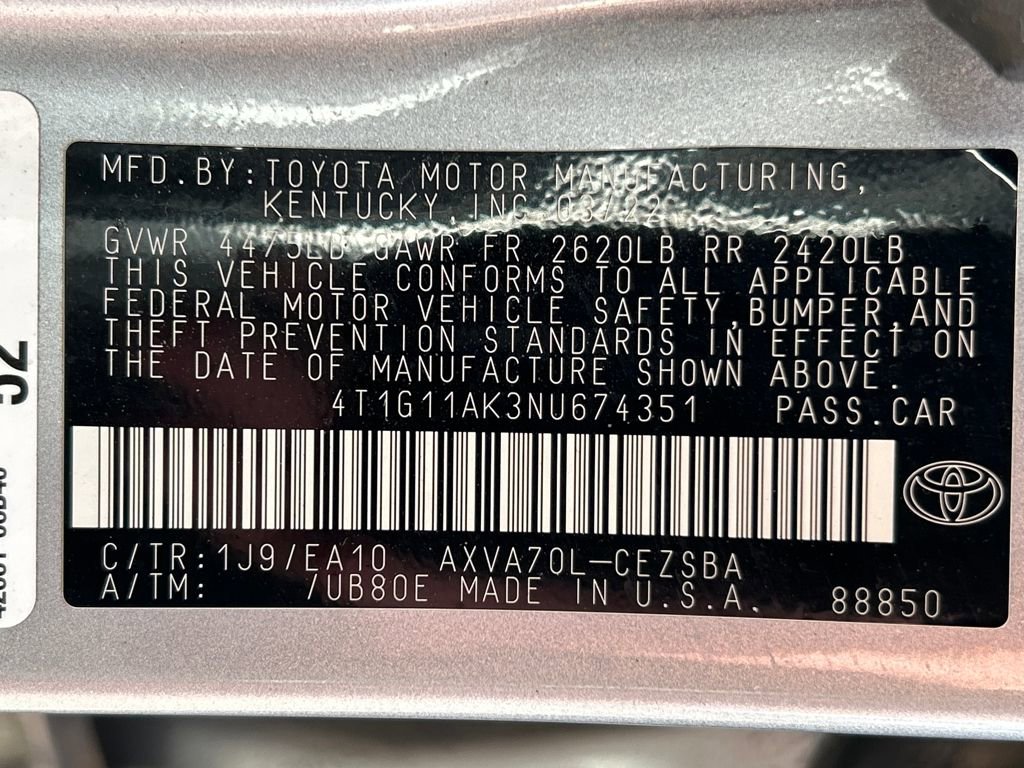 Used 2022 Toyota Camry SE image 32