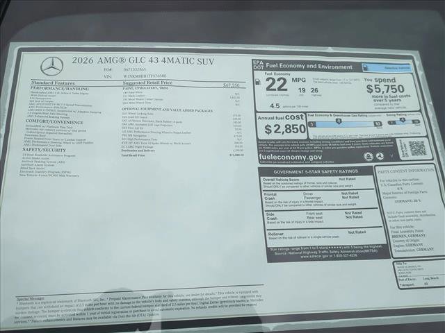 New 2026 Mercedes-Benz GLC 43 AMG 4MATIC image 18