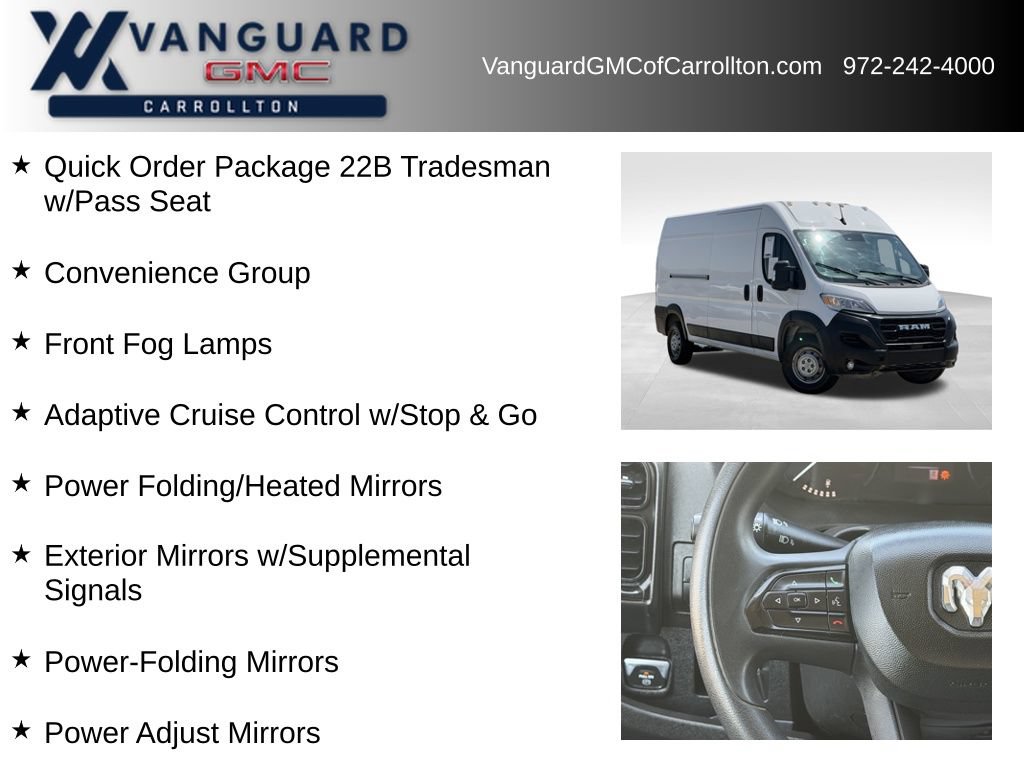 Used 2024 RAM ProMaster 2500 w/ Convenience Group FWD image 6