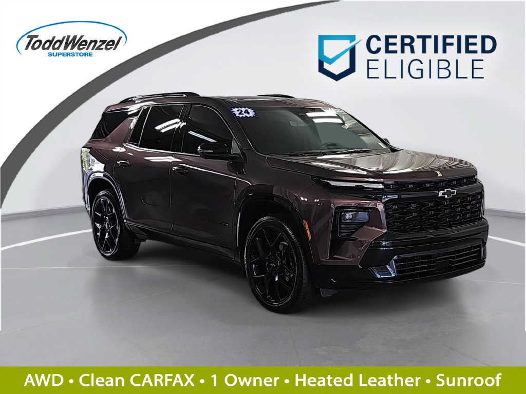 Certified 2024 Chevrolet Traverse RS w/ LPO, Floor Liner Package AWD/4WD image 1