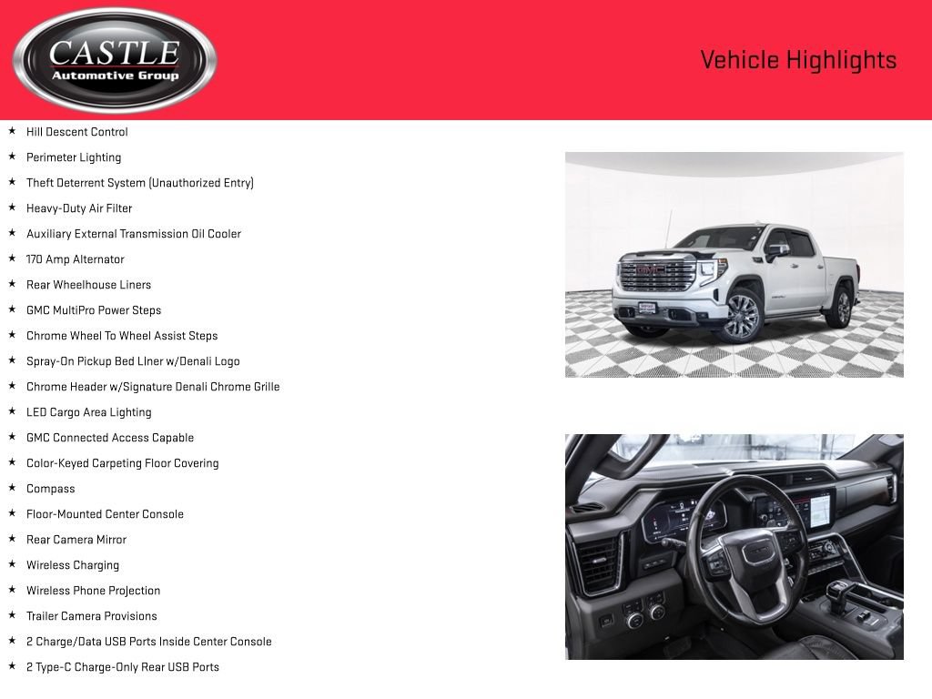Used 2023 GMC Sierra 1500 Denali w/ Denali Reserve Package AWD/4WD image 20