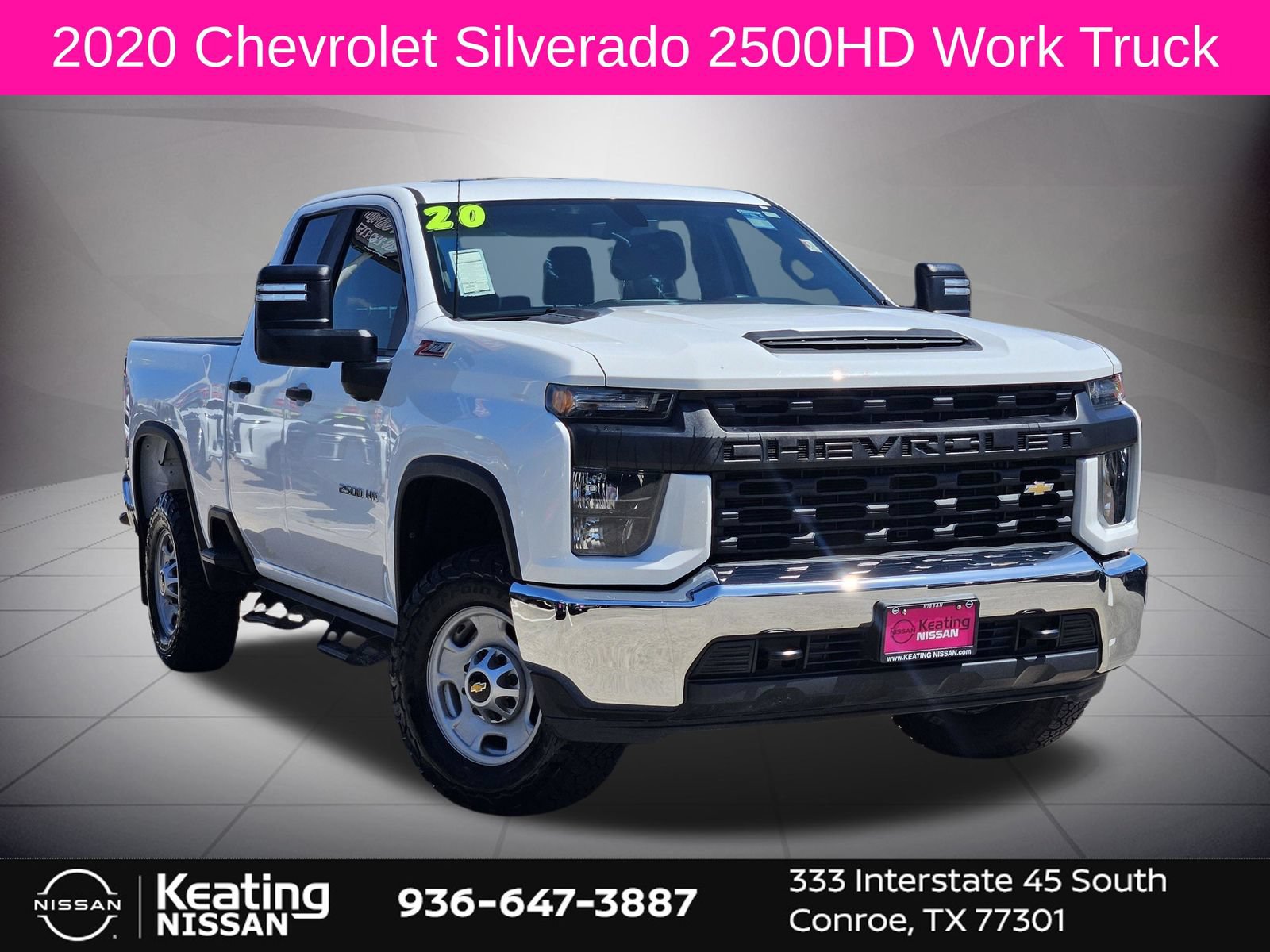 Used 2020 Chevrolet Silverado 2500 W/T w/ WT Fleet Convenience Package