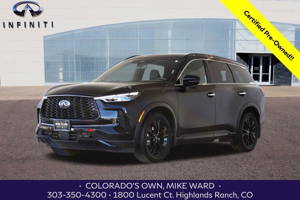 Certified 2025 INFINITI QX60 Luxe w/ Black Edition image 1