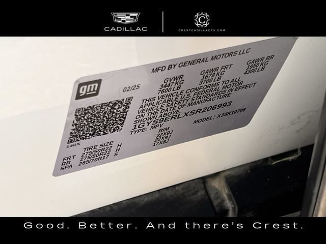Certified 2025 Cadillac Escalade Sport AWD/4WD image 36