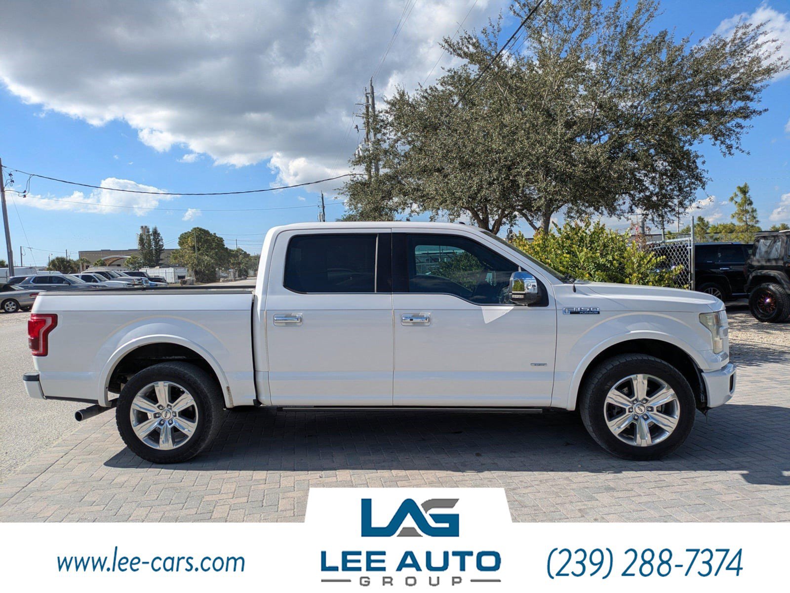Used 2015 Ford F150 Platinum w/ Trailer Tow Package image 2