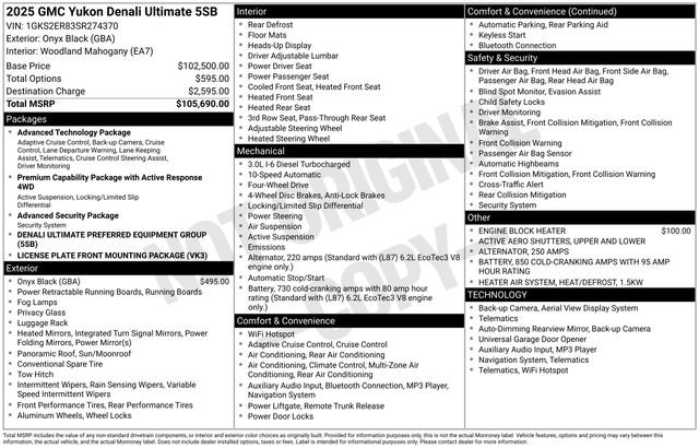 Used 2025 GMC Yukon Denali Ultimate image 8