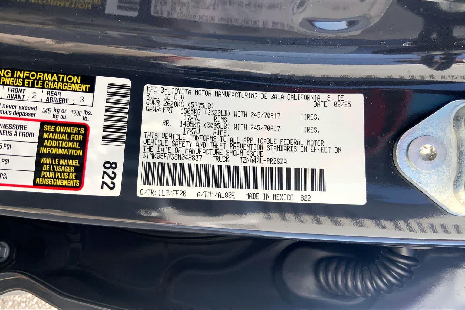 Used 2025 Toyota Tacoma SR5 RWD image 37