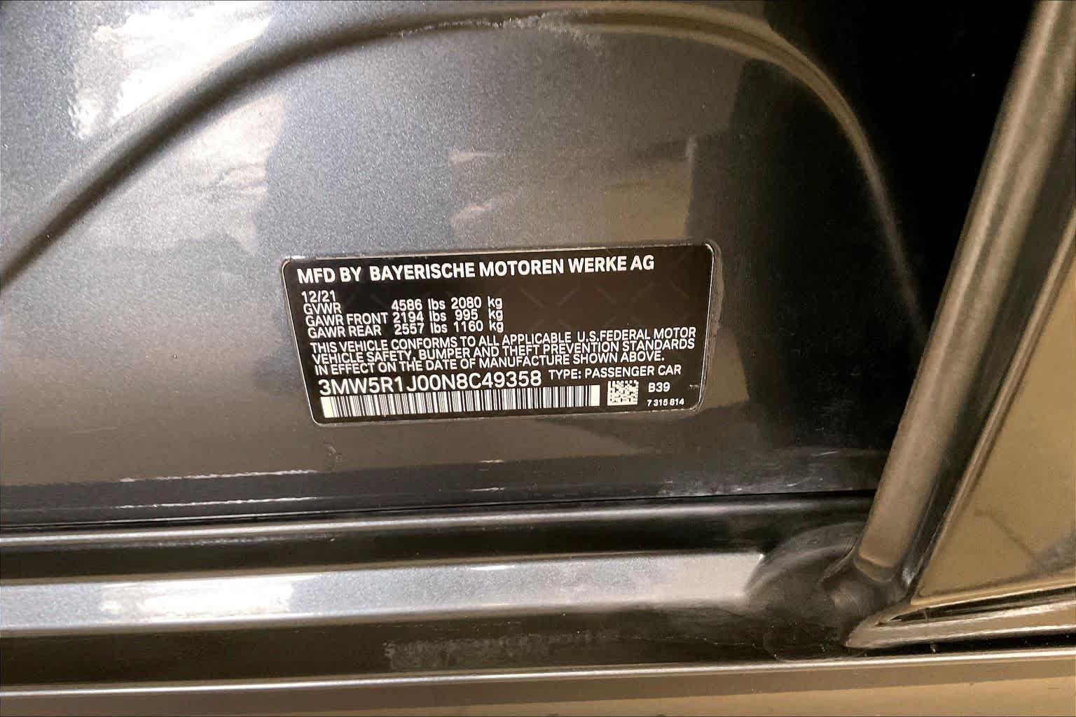 Used 2022 BMW 330i Sedan w/ Convenience Package RWD image 32
