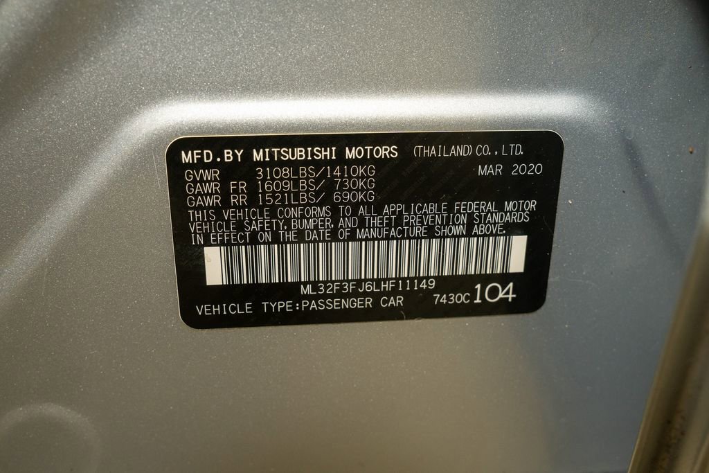 Used 2020 Mitsubishi Mirage G4 ES FWD image 21