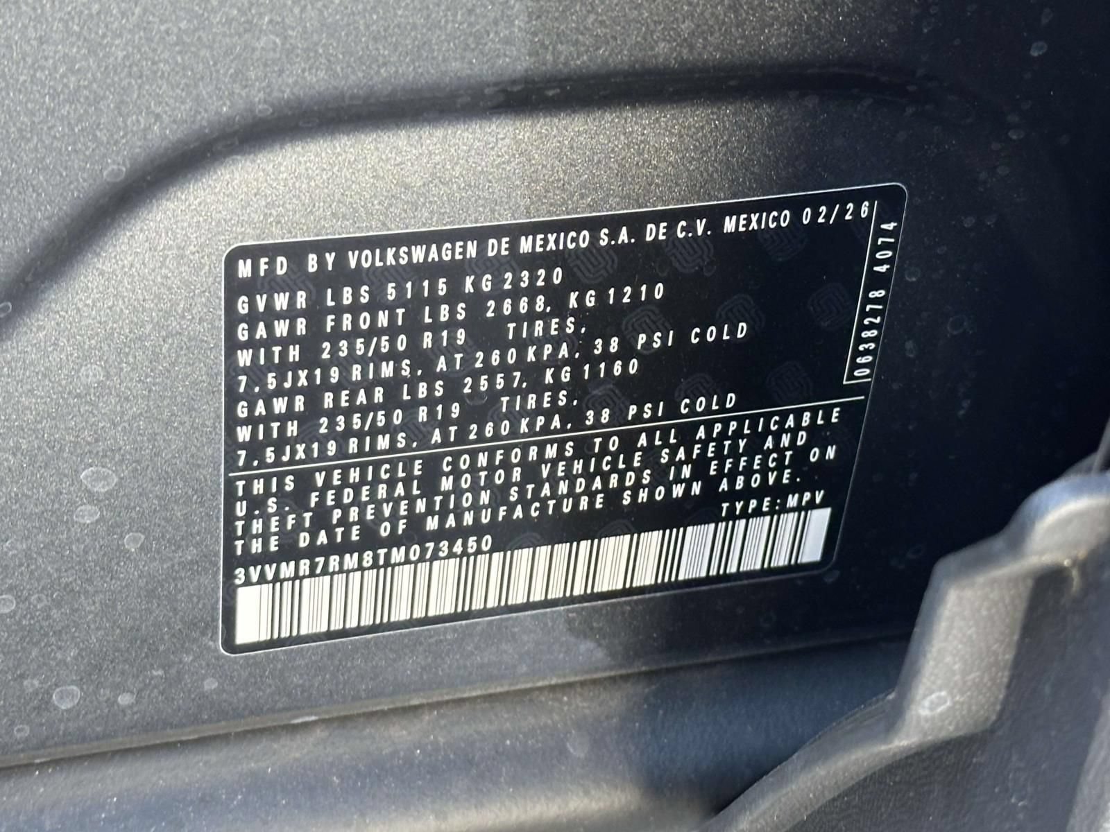 New 2026 Volkswagen Tiguan SE AWD/4WD image 16