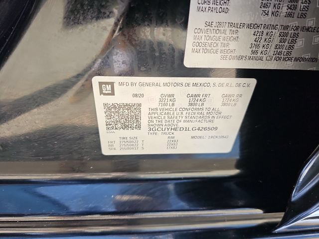 Used 2020 Chevrolet Silverado 1500 High Country AWD/4WD image 35