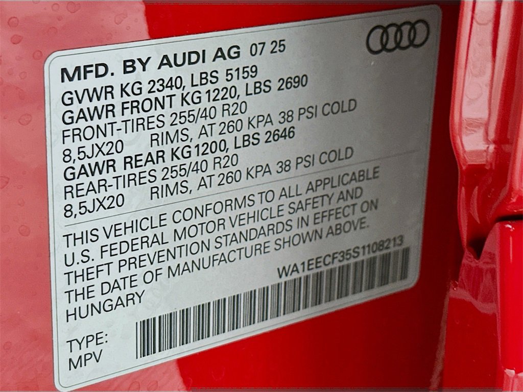 New 2025 Audi Q3 2.0T Premium Plus w/ Premium Plus Package image 27