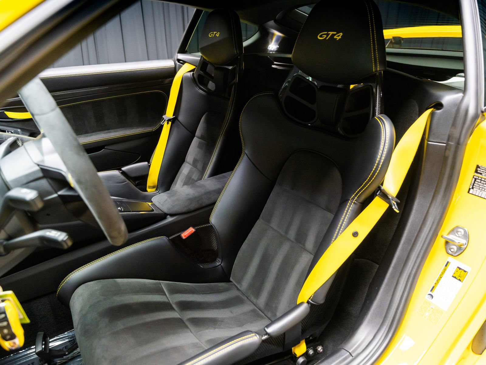 Used 2016 Porsche Cayman GT4 w/ Sport Chrono Package RWD image 48