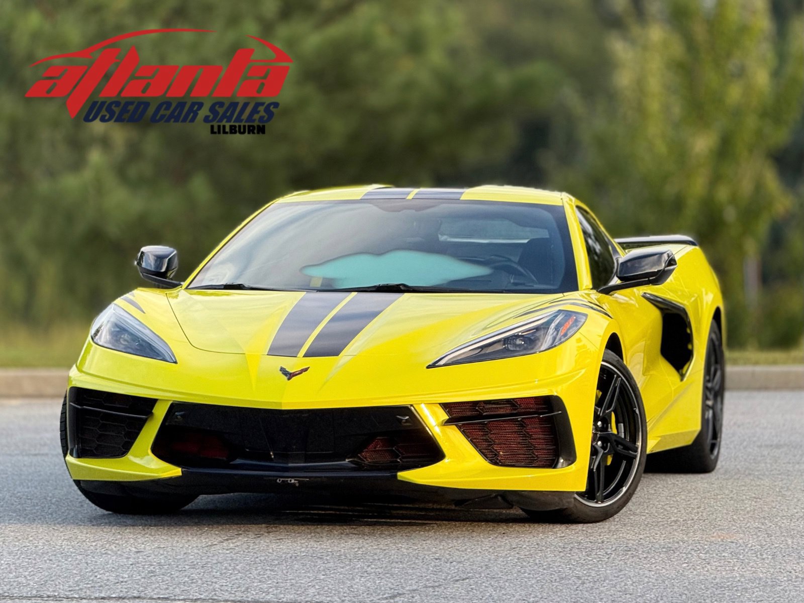 Used 2021 Chevrolet Corvette Stingray Preferred Cpe w/ Battery Protection Package RWD image 1