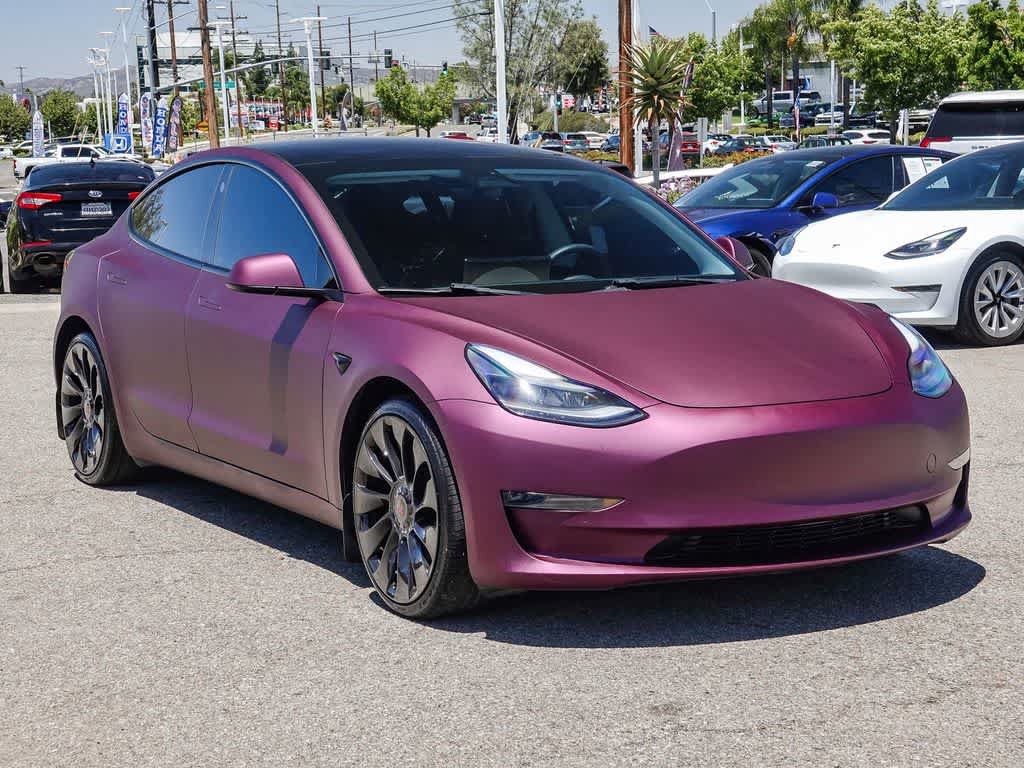 Used 2021 Tesla Model 3 Performance AWD/4WD image 3