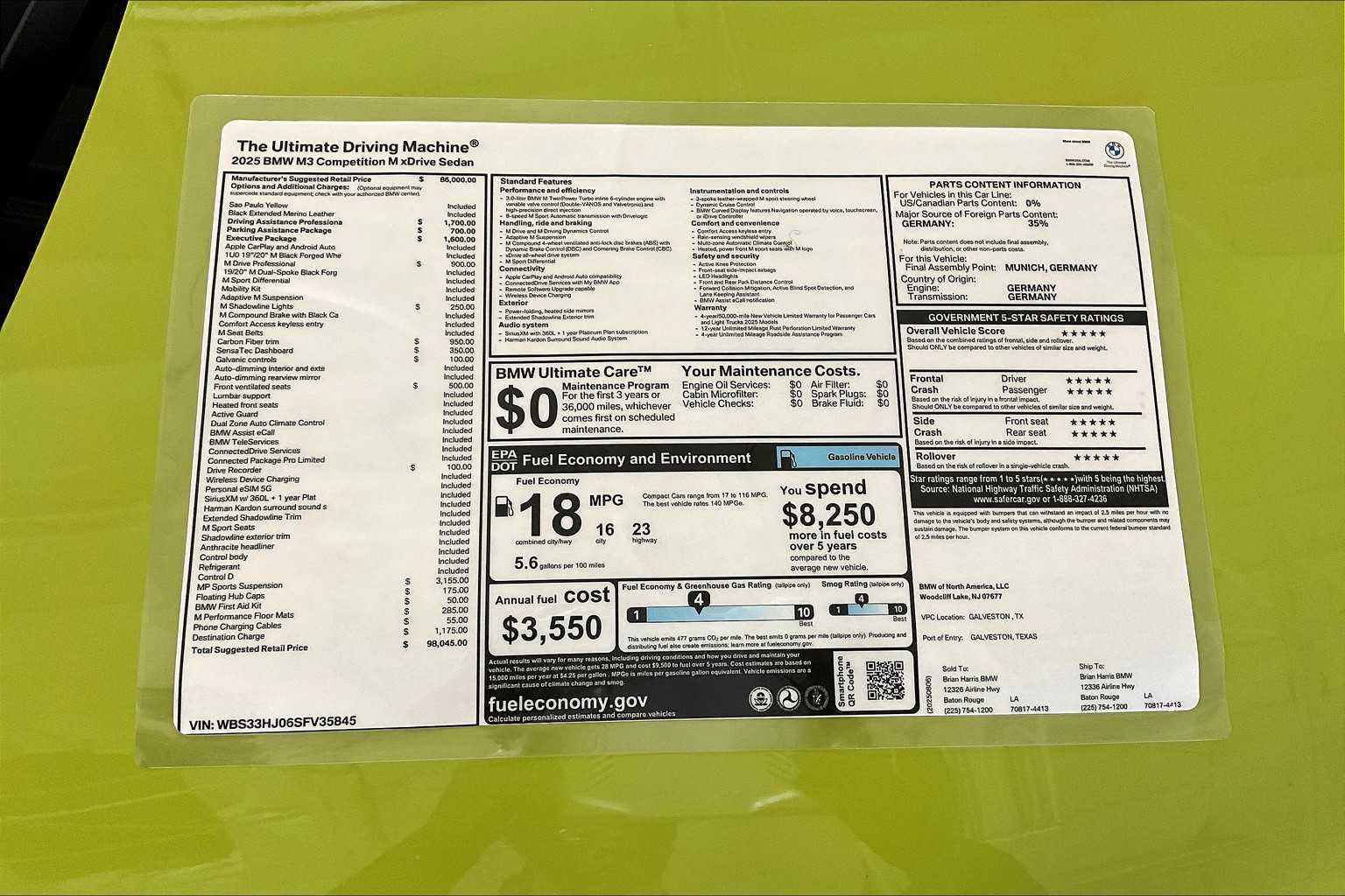 New 2025 BMW M3 Competition image 19