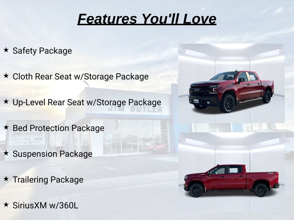 Used 2021 Chevrolet Silverado 1500 LT Trail Boss w/ Convenience Package II AWD/4WD image 35