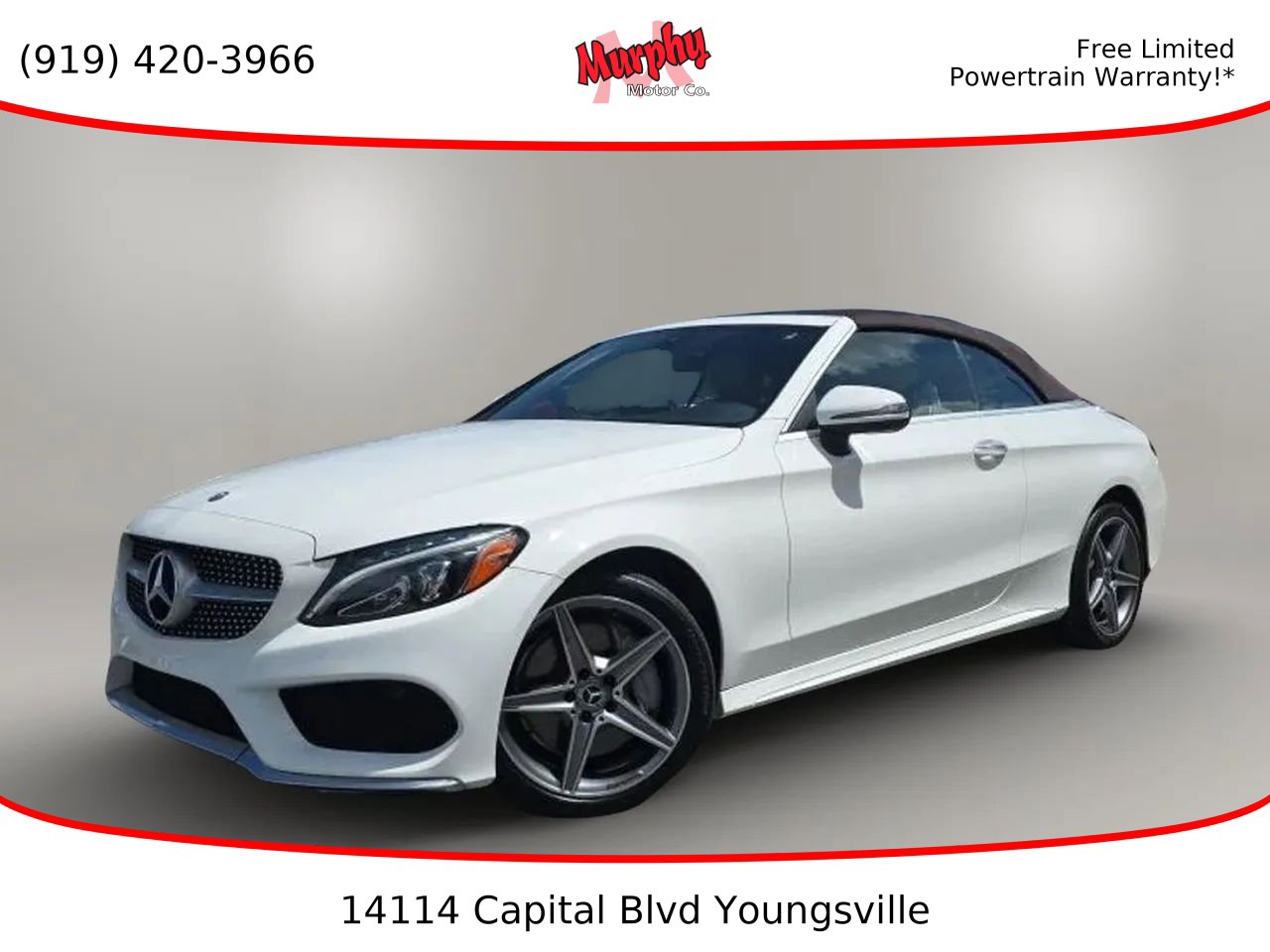 Used 2017 Mercedes-Benz C 300 4MATIC Cabriolet image 1
