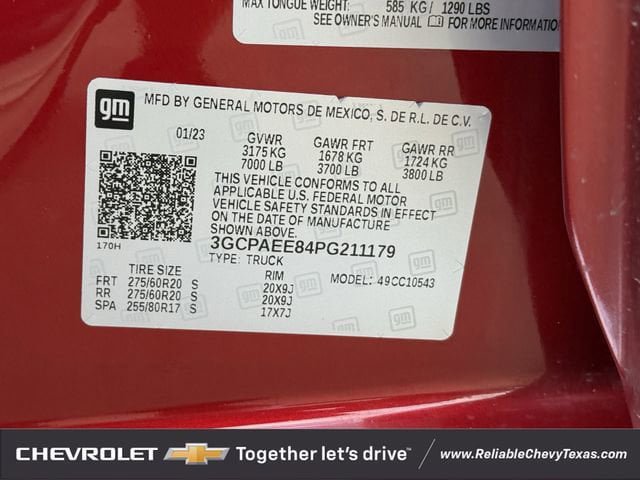 Used 2023 Chevrolet Silverado 1500 LTZ w/ LTZ Premium Texas Edition image 42