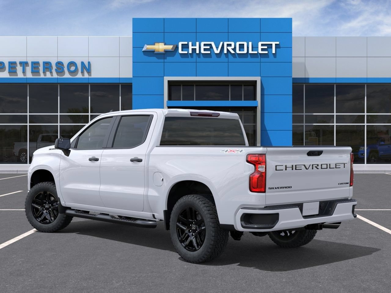 New 2026 Chevrolet Silverado 1500 Custom w/ Turbomax Blackout Package AWD/4WD image 6
