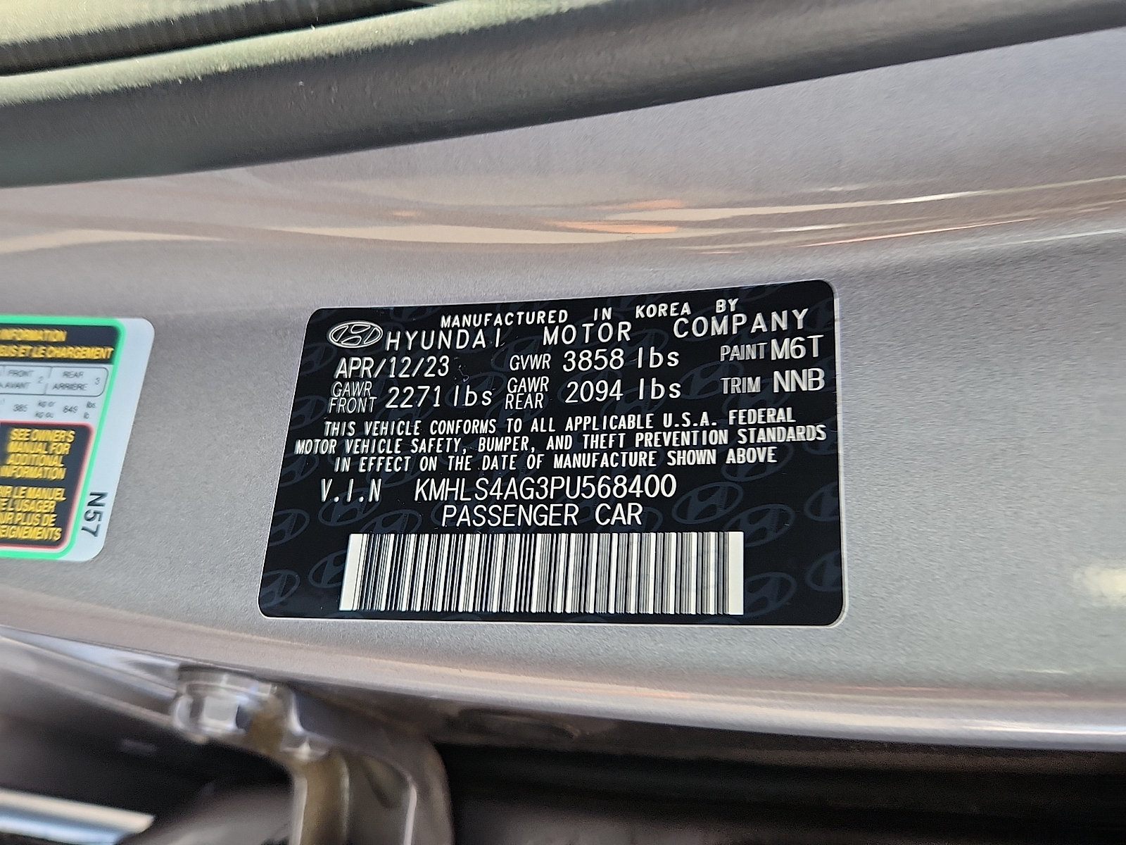 Certified 2023 Hyundai Elantra SEL w/ Convenience Package FWD image 27