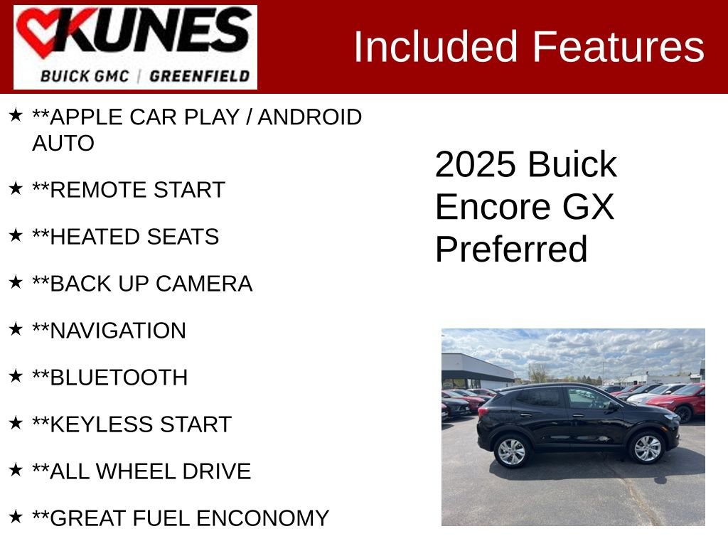 Used 2025 Buick Encore GX Preferred AWD/4WD image 2