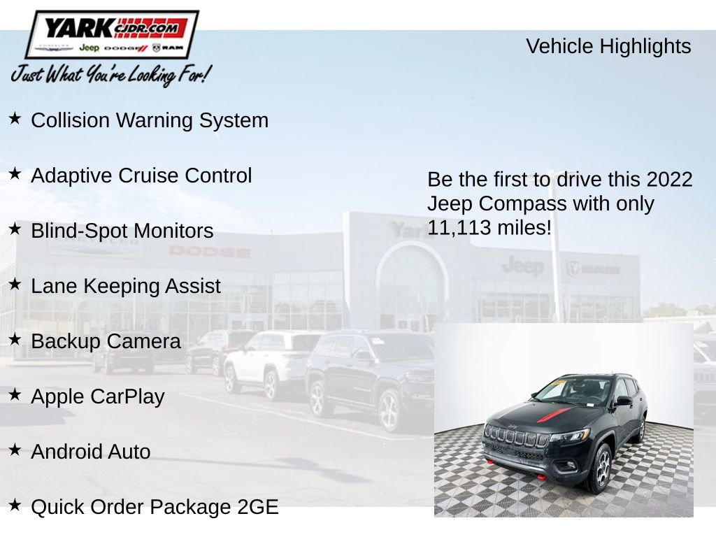 Certified 2022 Jeep Compass Trailhawk image 12