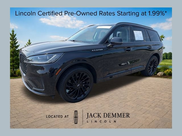 Certified 2025 Lincoln Aviator Reserve w/ Jet Appearance Package AWD/4WD 360° Tour