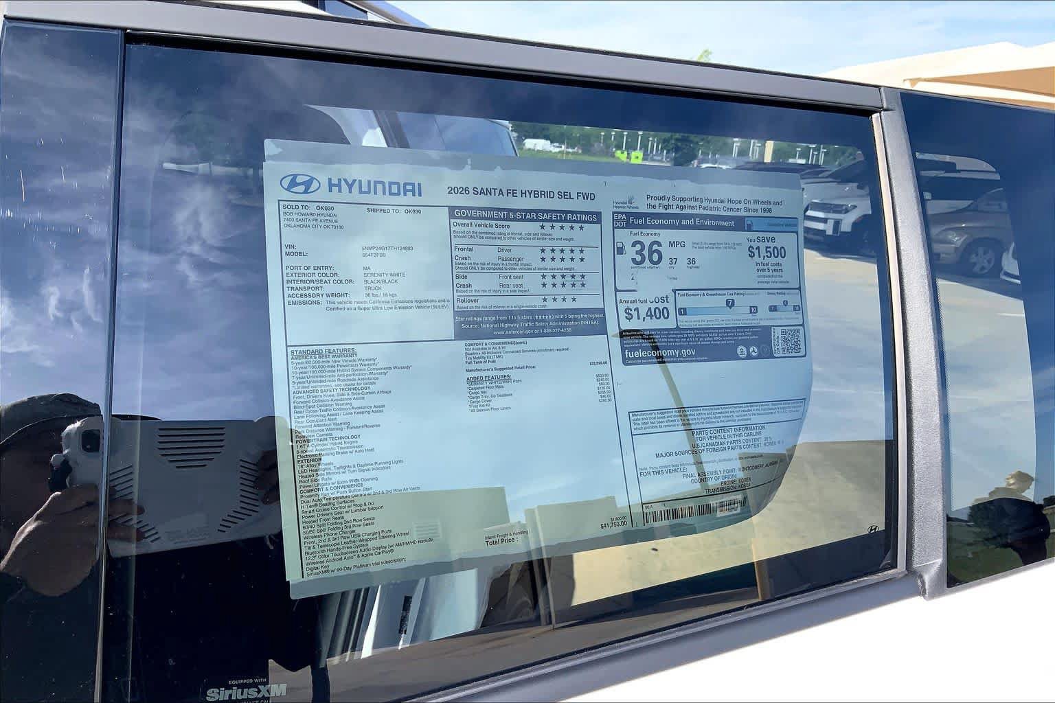 New 2026 Hyundai Santa Fe SEL FWD image 18