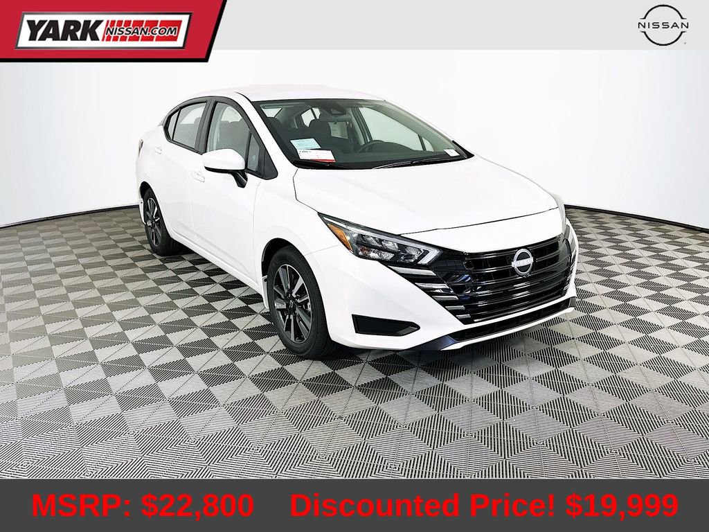New 2025 Nissan Versa SV w/ Trunk Package 360° Tour