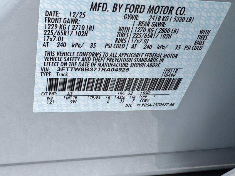 New 2026 Ford Maverick XL w/ Equipment Group 101A AWD/4WD image 17