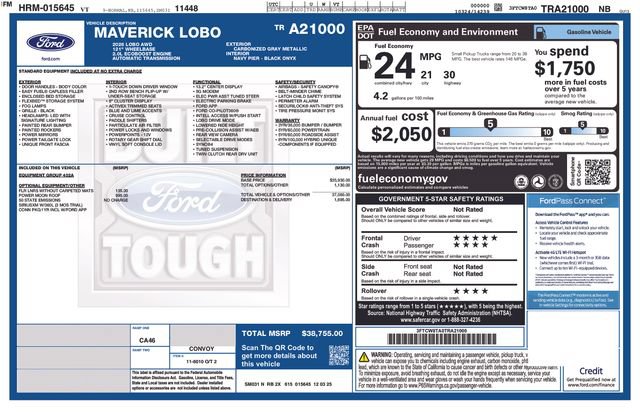New 2026 Ford Maverick Lobo AWD/4WD image 10