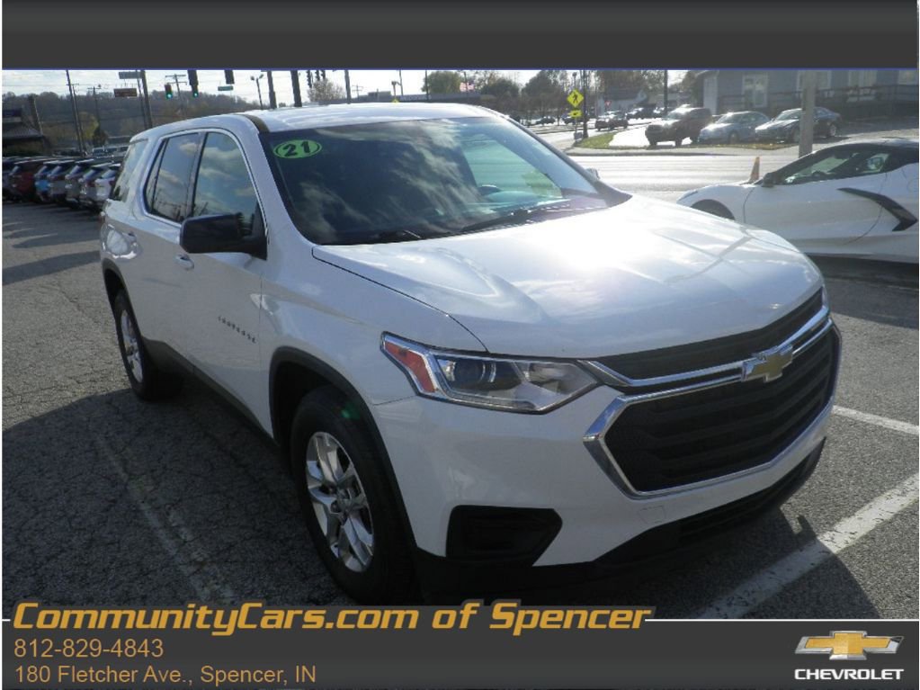 Used 2021 Chevrolet Traverse LS w/ LPO, Cargo Package