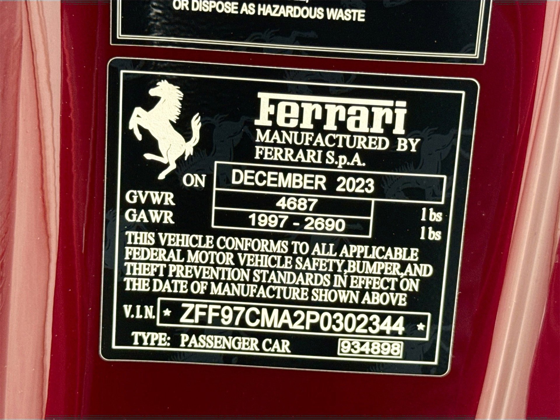 Certified 2023 Ferrari 812 GTS image 27