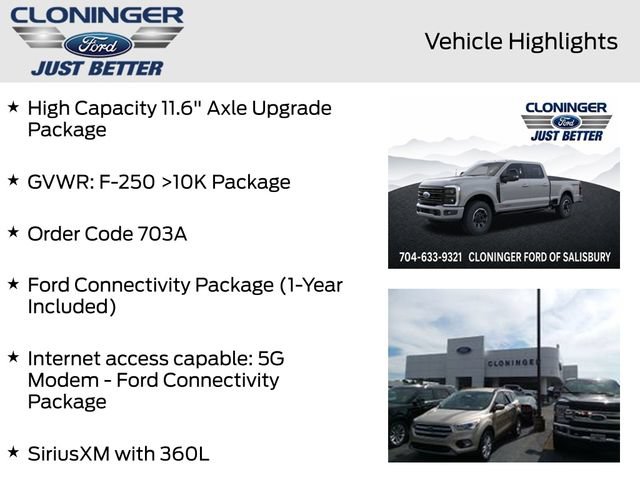 New 2026 Ford F250 Platinum w/ Tremor Off-Road Package AWD/4WD image 9