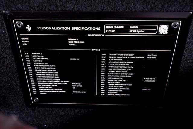 Certified 2025 Ferrari SF90 Spider image 64