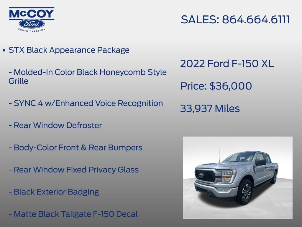 Used 2022 Ford F150 XL w/ STX Appearance Package image 13