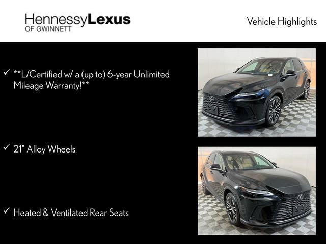 Certified 2023 Lexus RX 350 w/ Accessory Package (2T) image 12