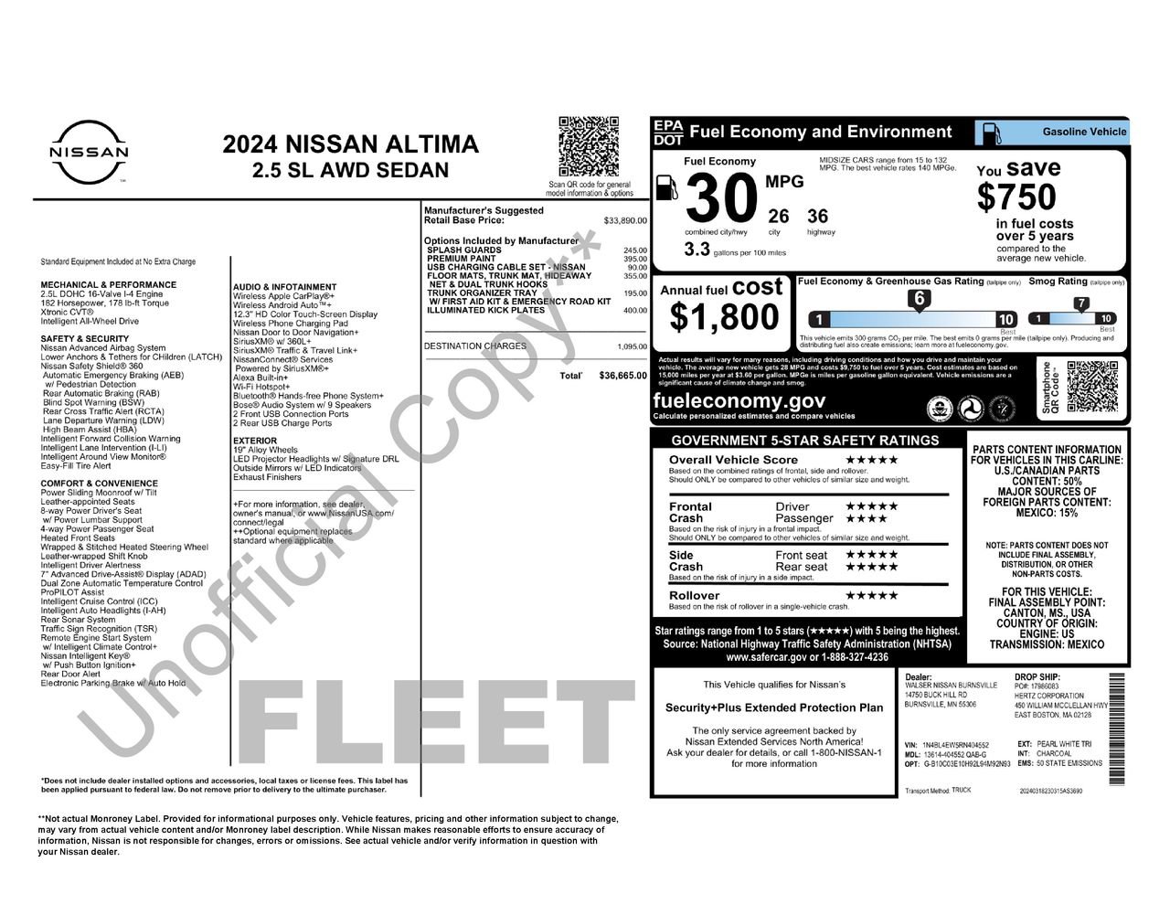 Used 2024 Nissan Altima 2.5 SL image 31