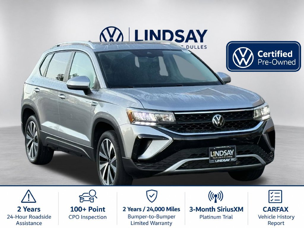 Certified 2023 Volkswagen Taos SE w/ Panoramic Sunroof Package