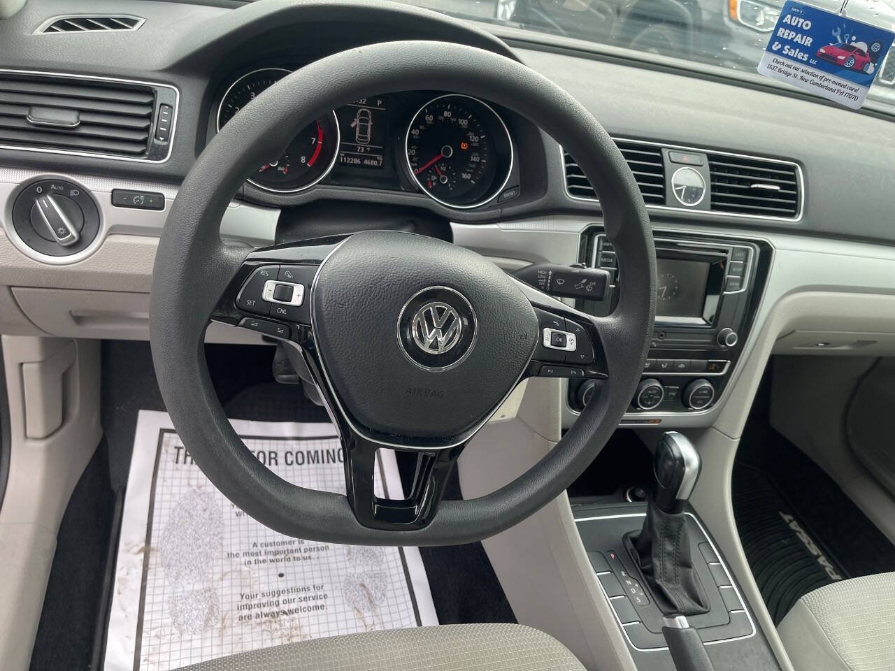 Used 2016 Volkswagen Passat 1.8T S FWD image 12