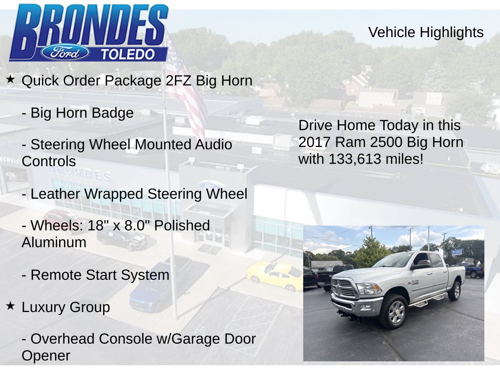 Used 2017 RAM 2500 Big Horn AWD/4WD image 12
