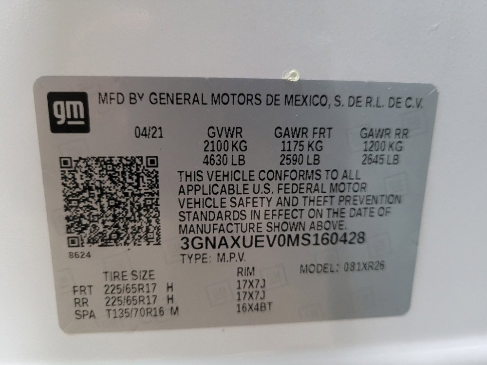 Used 2021 Chevrolet Equinox LT AWD/4WD image 33