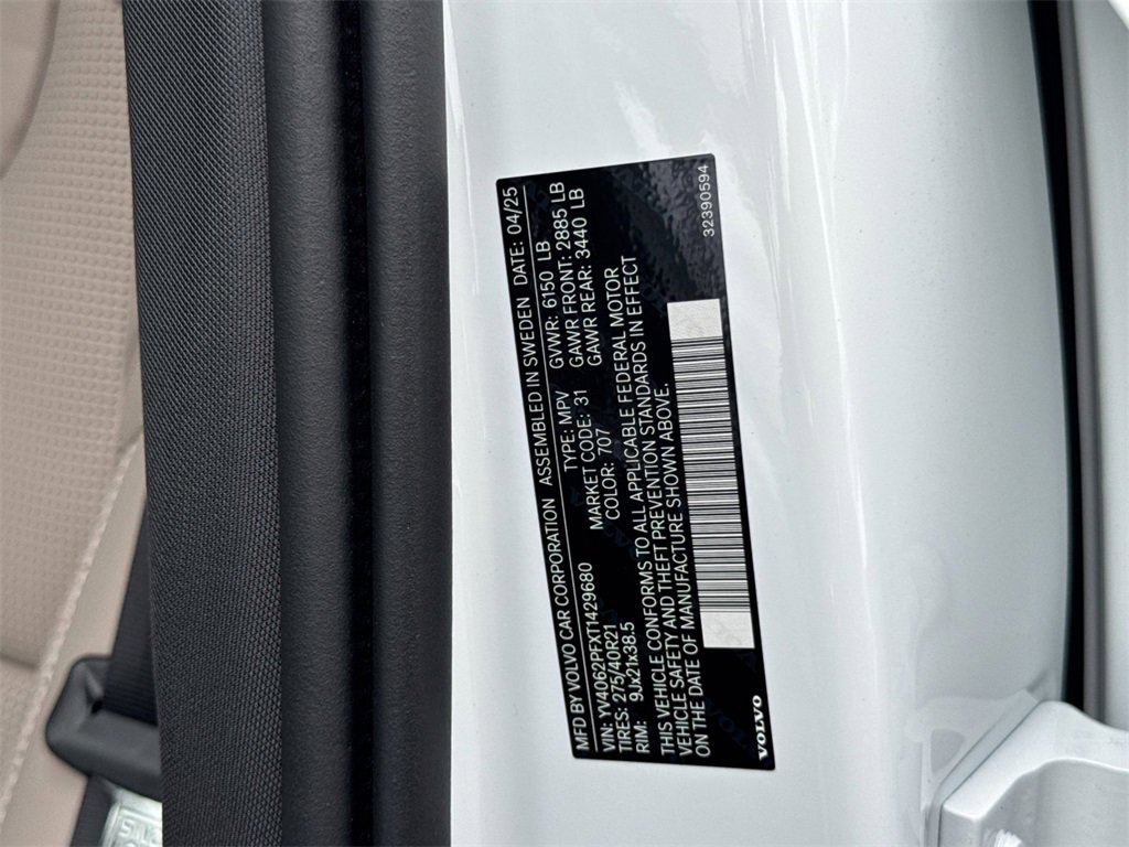 New 2026 Volvo XC90 B6 Ultra image 30