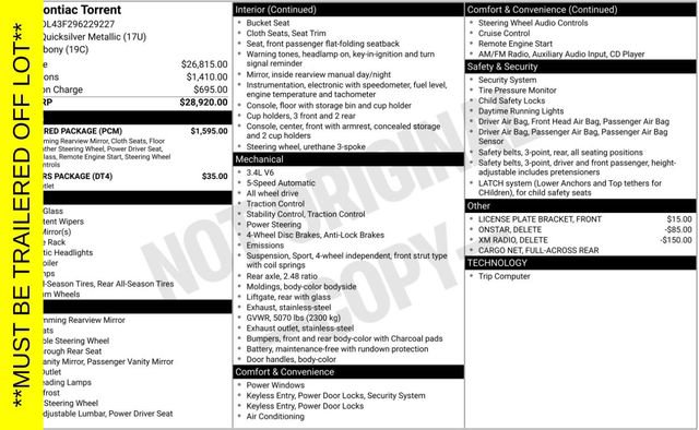 Used 2009 Pontiac Torrent AWD w/ Preferred Package image 2