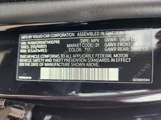 Certified 2026 Volvo XC60 B5 Ultra w/ Climate Package AWD/4WD image 27